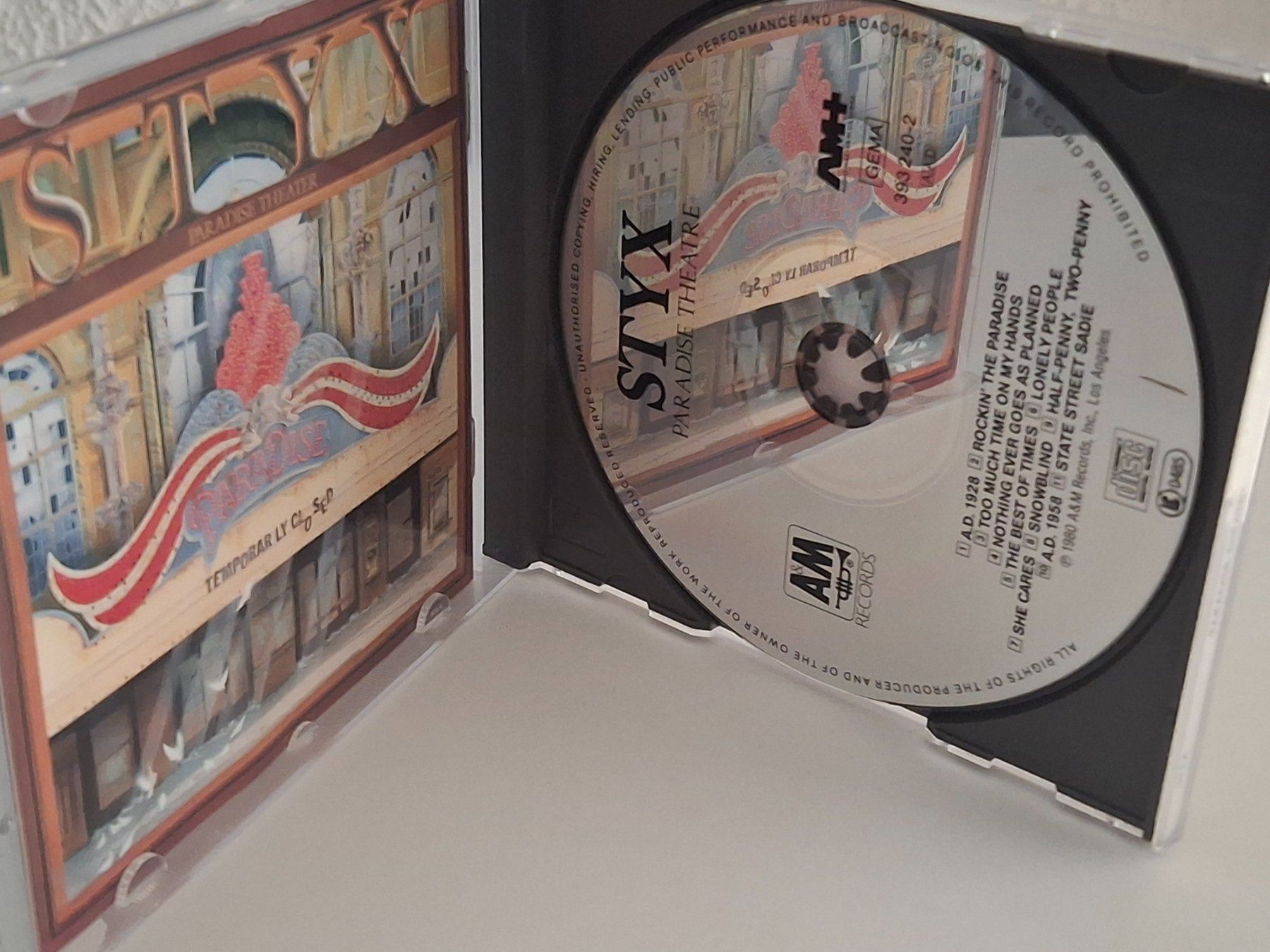 CDs: CD Styx -  Paradise Theatre – Gebraucht aus Aarberg von Jackup1 2