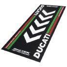 Motorradteppich Bike Tek Serie-4 Ducati Logo 190x80 cm