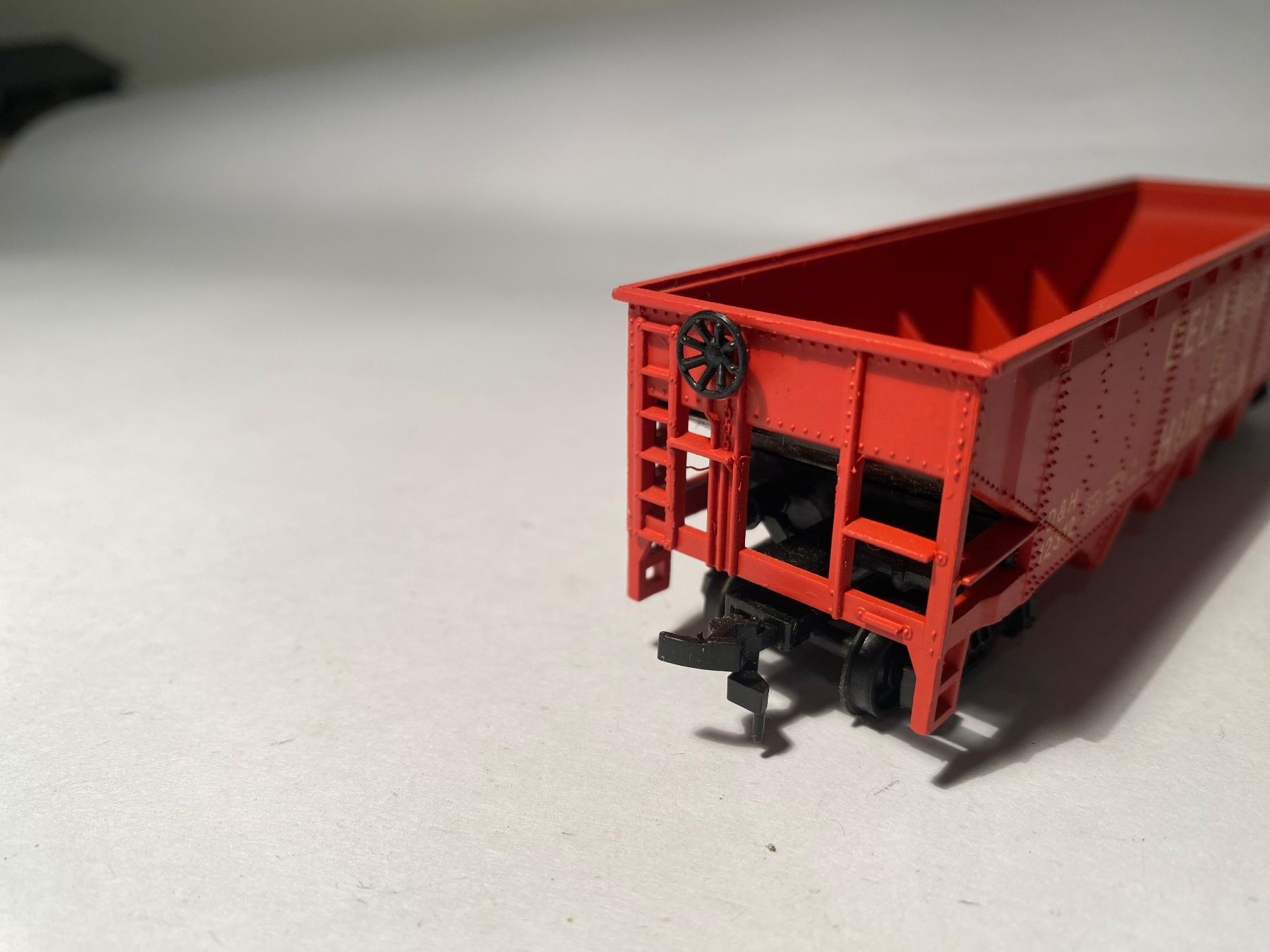 Modelleisenbahnen: BACHMANN US offener Güterwagen DELAWARE, DC Achsen – Gebraucht aus Buchrain von Modellbahn11 4