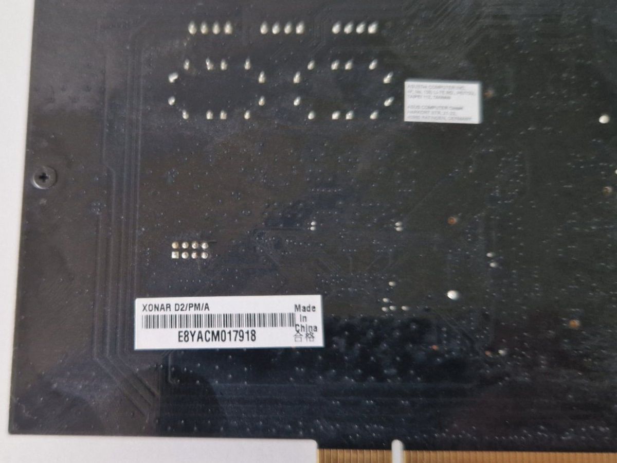 Asus Schede audio: Asus Xonar D2/PM/A PCI Sound Card – Usato da Elsau venduto da sato83 5