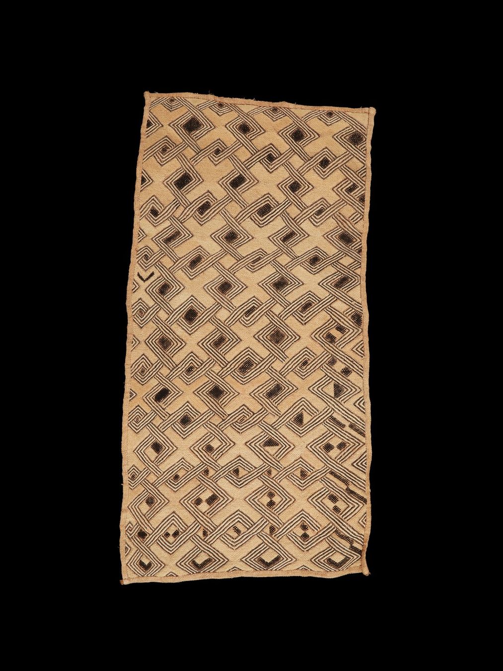 Tessuti: Raphia-Plüschgewebe, "Velours du Kasaï", Afrikanische Kunst – Usato da Basel venduto da MatthiDo