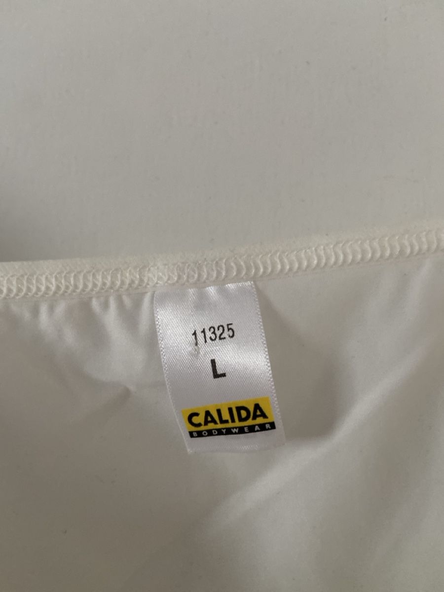 Calida Altra biancheria intima: Calida Top, Weiss, Gr. L, Sommer-Basic, ungetragen – Nuovo (secondo la descrizione) da Villmergen venduto da Savogin 1