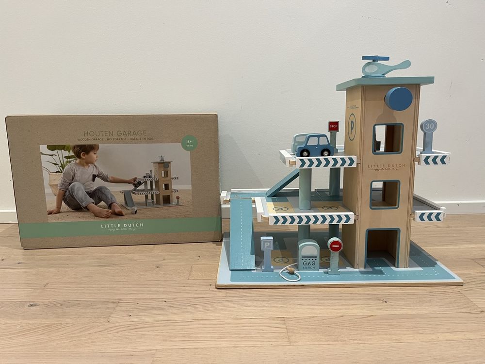 Little Dutch Holz Polizeiwache - Spielset Mit Zubehör Für Kinder Ab 2 Jahre