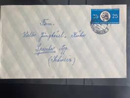 DDR 1962 Bedarfsbrief 25 Pf. 150 J. Humbolt Universität 1960