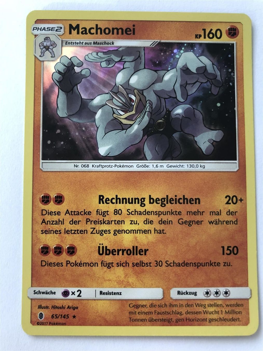 Pokémon Carte collezionabili: Machomei - Holo - Pokemon TCG – Nuovo (secondo la descrizione) da Nussbaumen AG venduto da Pika-Shop