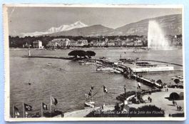Genève, La Rade et la Jetée des Pâquis