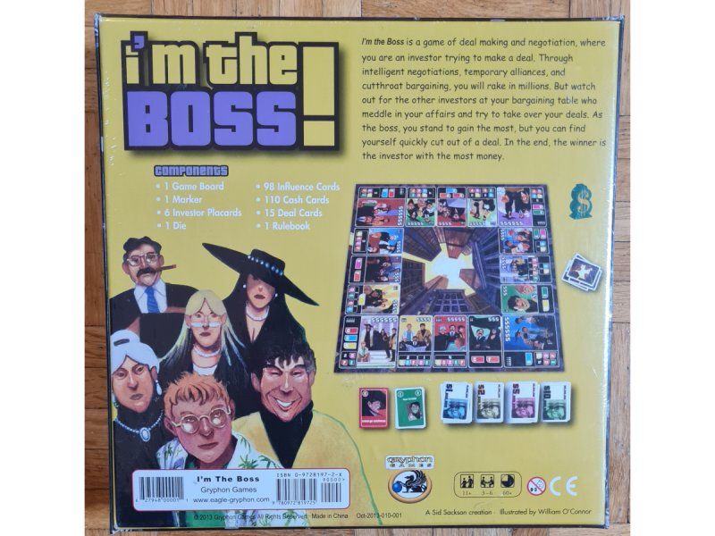 Giochi: Brettspiel "I'm the boss!" – Nuovo e nell'imballaggio originale da Zürich venduto da Desmond01 1