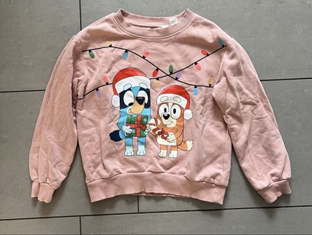 Bluey Pullover, Gr. 122/128, H&M