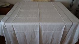 Seiden Damast Tischdecke 250x160cm