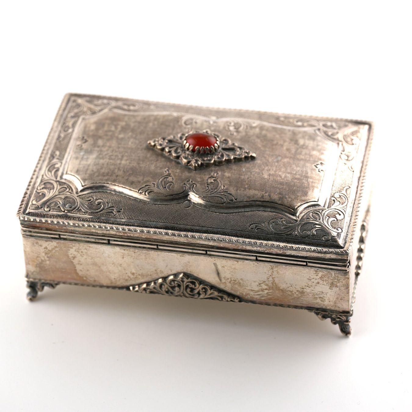 Dosen: Antike Schmuck Schatulle aus Silber – Gebraucht aus Basel von Vip24 2