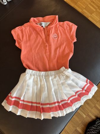 Roland Garros Tennisrock und Poloshirt 