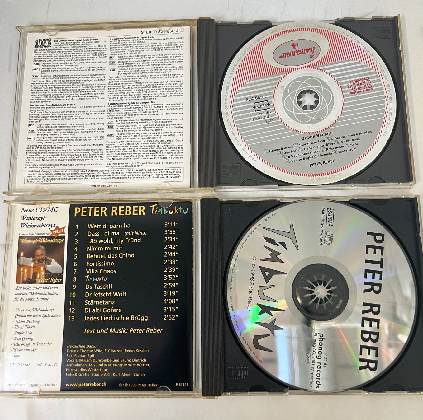 CD: CD Peter Reber 2 Stk. – Usato da Zürich venduto da Drahtzug 2