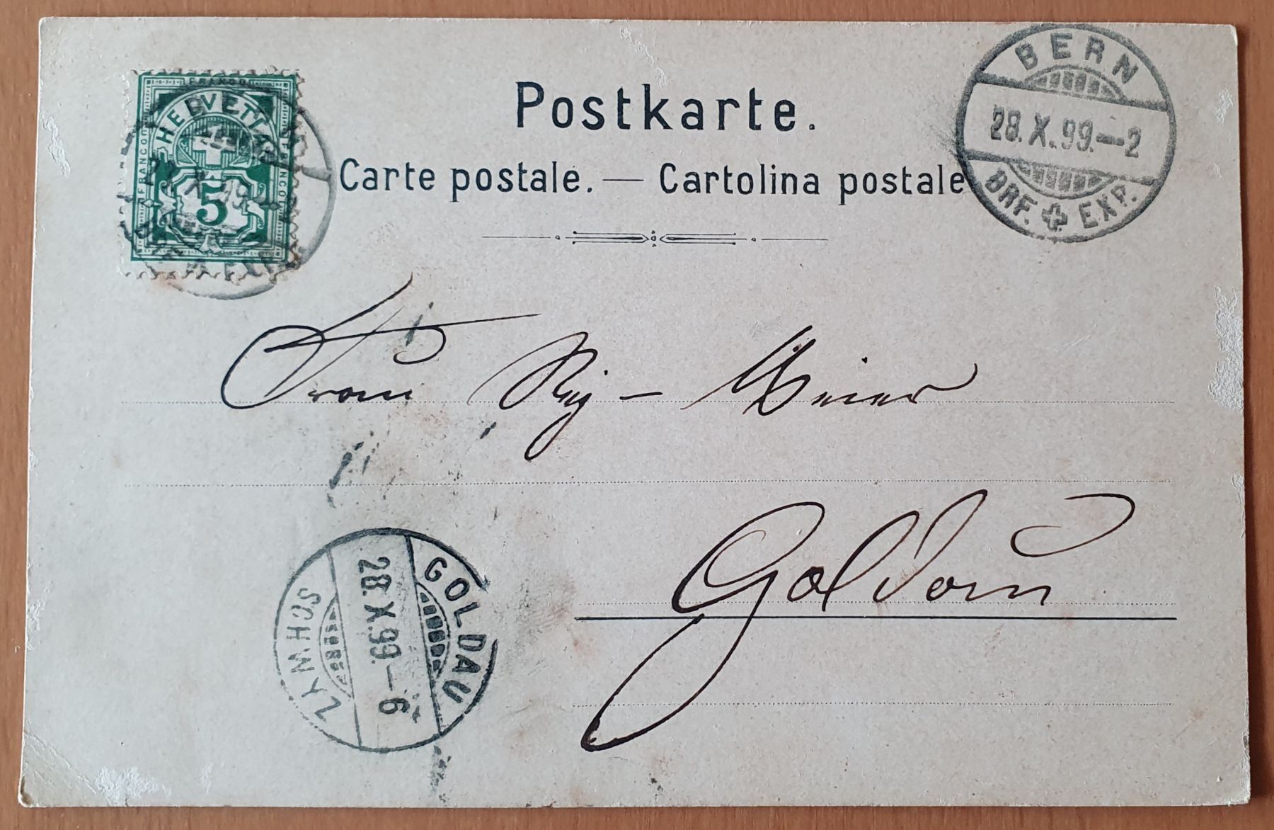 Ansichtskarten: Inselspital Bern 1899 – Gebraucht aus Kreuzlingen von Rschweiz1 1