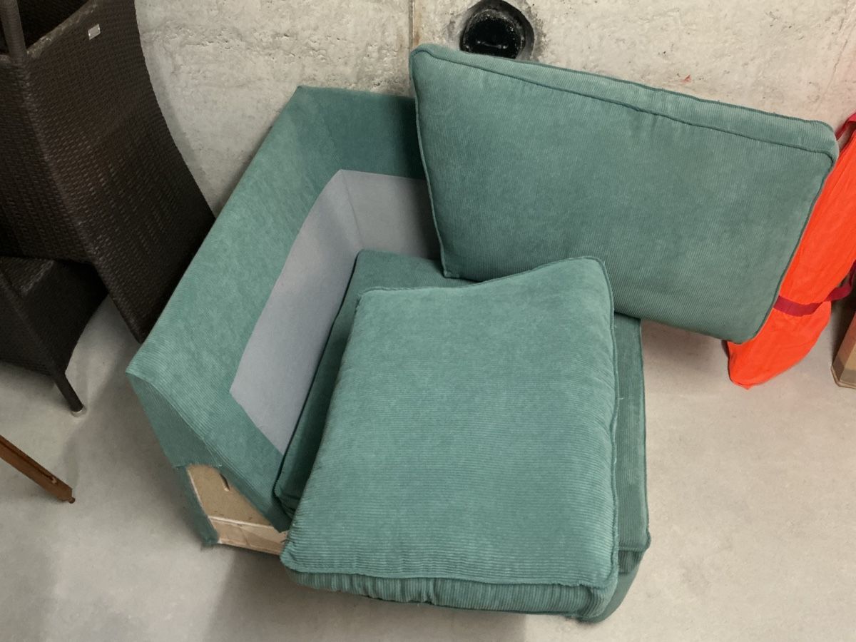 Ikea Poltrone: Kivik Ecksofa Sessel Modul petrol guter Zustand – Usato da Grosswangen venduto da Nordlicht-Ricardo 3