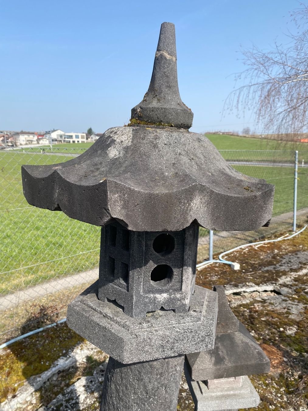 Lanterne: Java Lantern Laterne aus Lava Stein, Deko für Garten! – Usato da Ballwil venduto da ClassicGallery 2