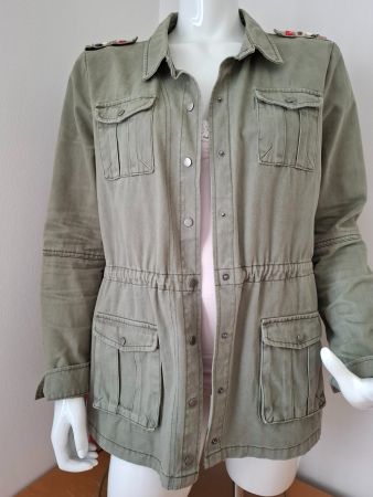 Jacke Olivgrün Grau 40 Only