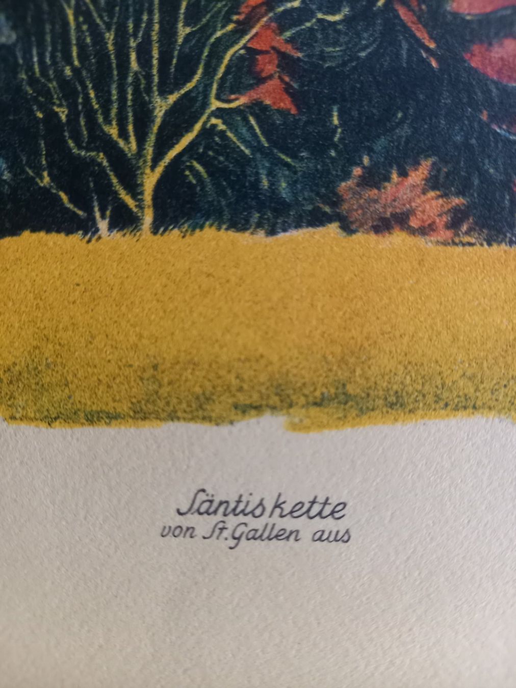 Grafica & Litografie: Ernst Emil Schlatter - Säntiskette St . Gallen – Usato da Genève venduto da eti_lnc7 2