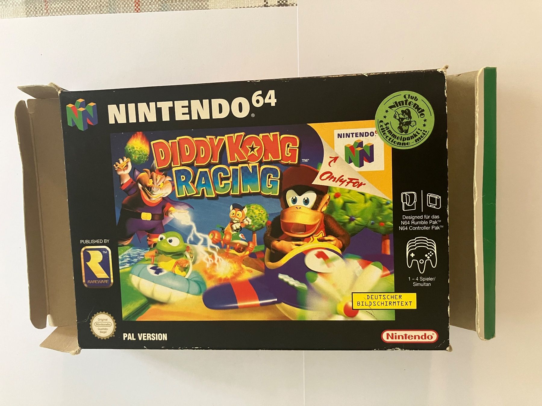 Nintendo Giochi: Diddy Kong Racing Nintendo 64 PAL Version Box – Usato da Balterswil venduto da Erbsli77 6