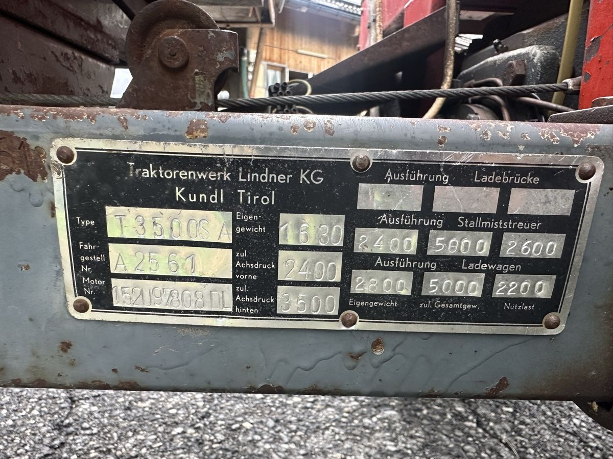 Lindner Tracteurs: Lindner  3500 – D'occasion à Klosters Dorf par armin94 5