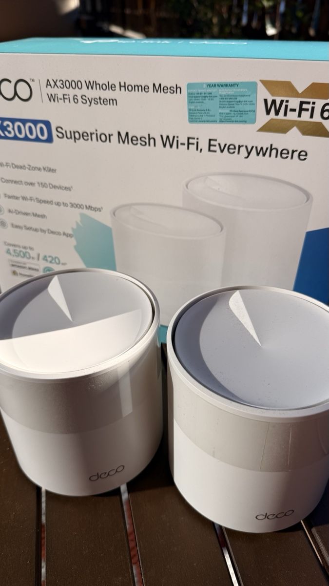 TP-Link Modems & Router: TP-Link Deco AX3000 x50 Mesh Wi-Fi 6 System - 2 units – Gebraucht aus Val-d'Illiez von Brice2909