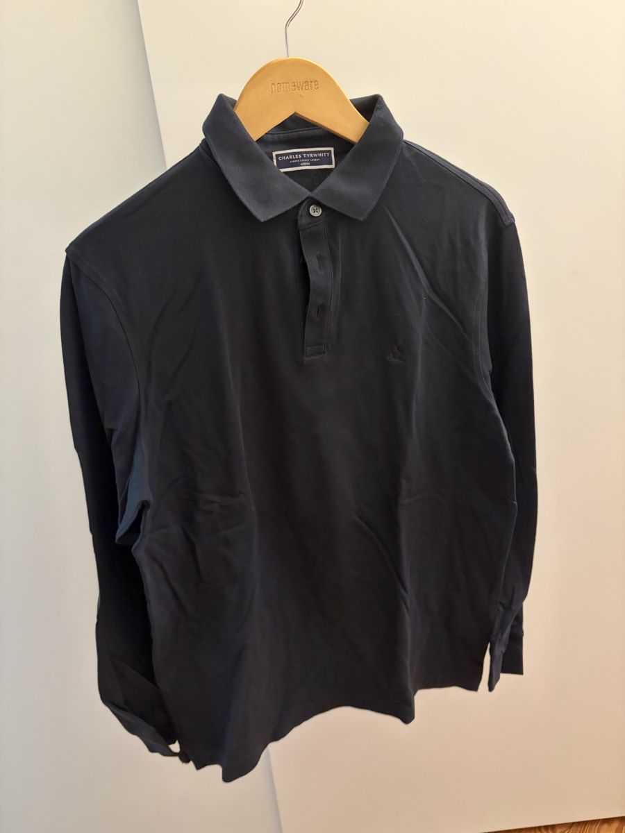 Polos: Charles Tyrwhitt Langarm-Polo Navy Grösse M – D'occasion à Zürich par jak_89nh