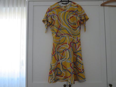 Damen Sommer (Koffer/Handtaschen) -Kleid /Gr. 34