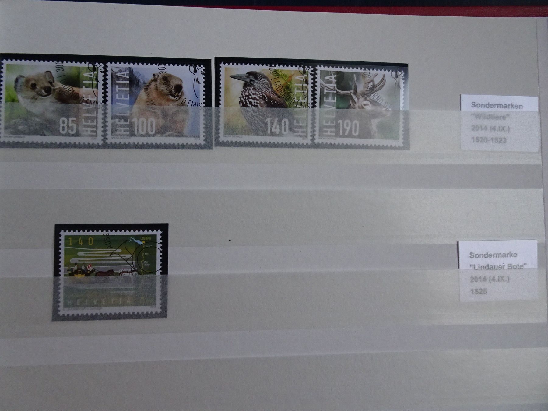 Tous les timbres: 2014 – Neuf (Voir description) à Aadorf par Chnorli-Furz