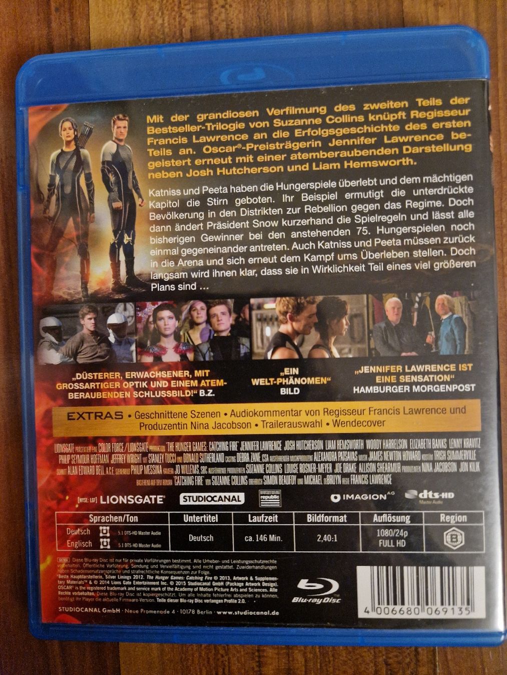 Alle DVDs: die Tribute von Panem - catching fire, bluray – Gebraucht aus Thayngen von  1