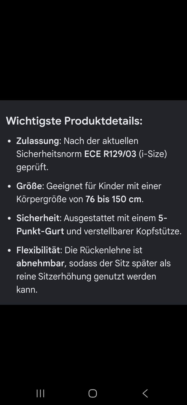 Seggiolini per auto: Neuer unbenutzter Babysitz – Nuovo e nell'imballaggio originale da Winterthur venduto da sca_t6g6 1