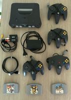 Nintendo 64 N64 Konsole mit 4 Controller + 3 Spiele Retro