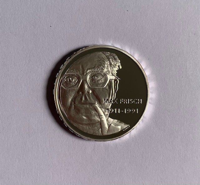 20 Franken Silber 2011 Max Frisch