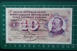 gottfried keller banknote 10 franken 1974