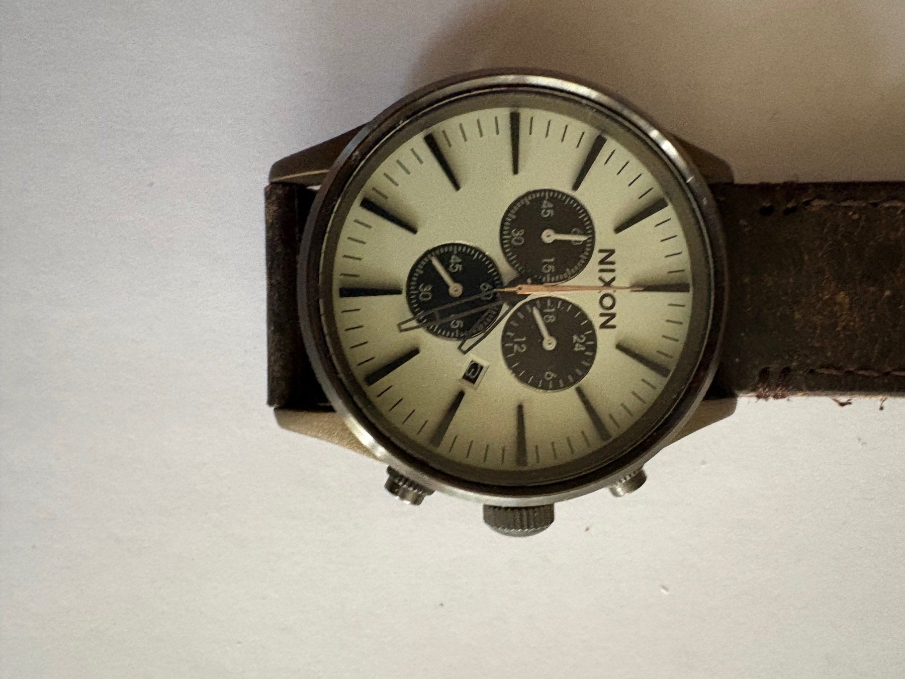 Nixon Orologi: Nixon The Sentry Chronograph Herrenuhr – Usato da Winterthur venduto da UncleMikha-el 2