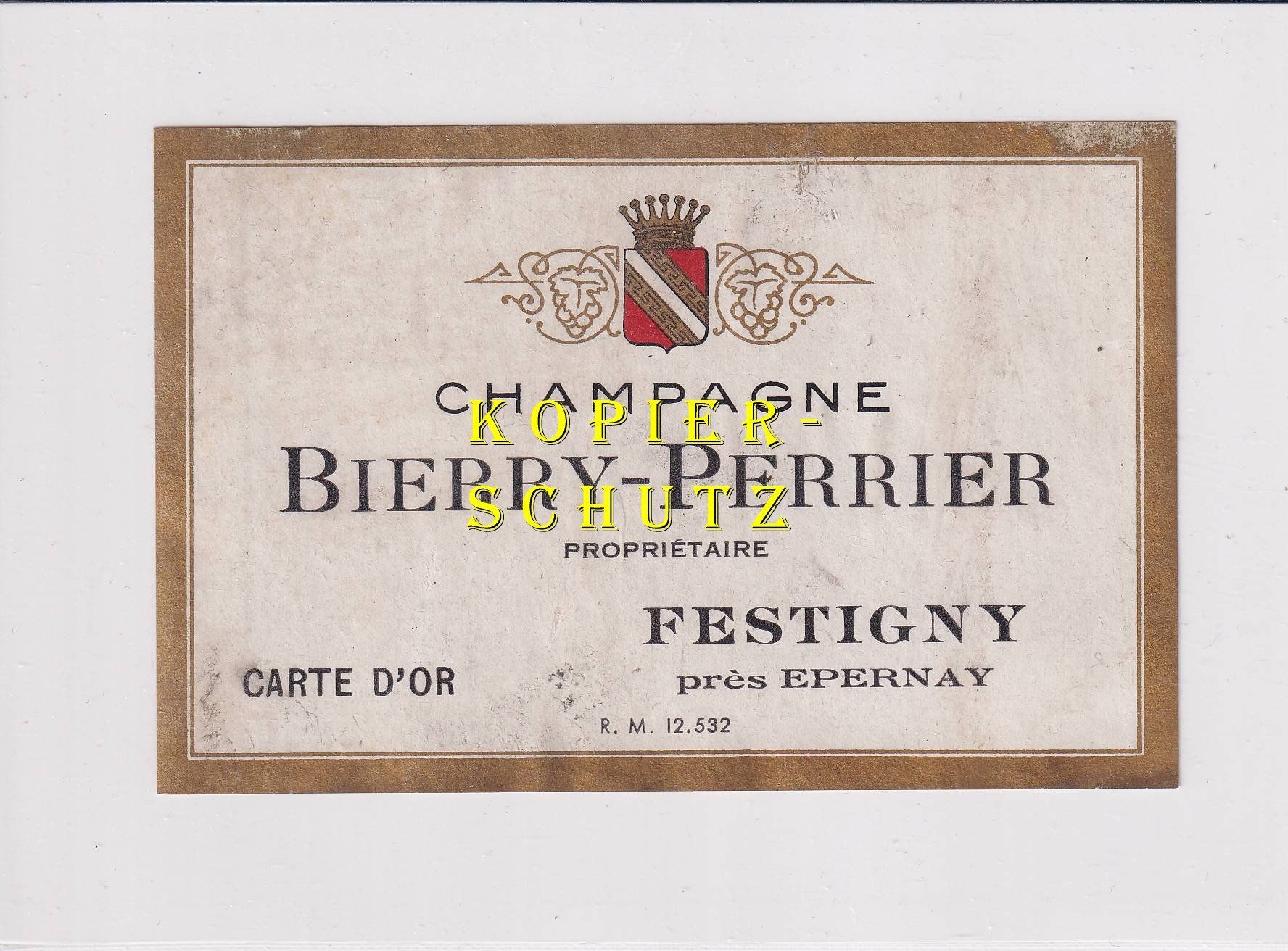 Papiere: Etikette - Champagne "Bierry-Perrier"/bd – Gebraucht aus Hombrechtikon von Rudolf07