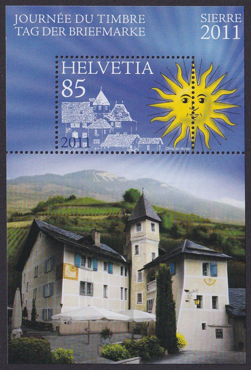 Tutti i francobolli: 2011, Tag der Briefmarke Sierre Block Nr. 1412 postfrisch ** – Nuovo (secondo la descrizione) da Ebikon venduto da SilvioFreund