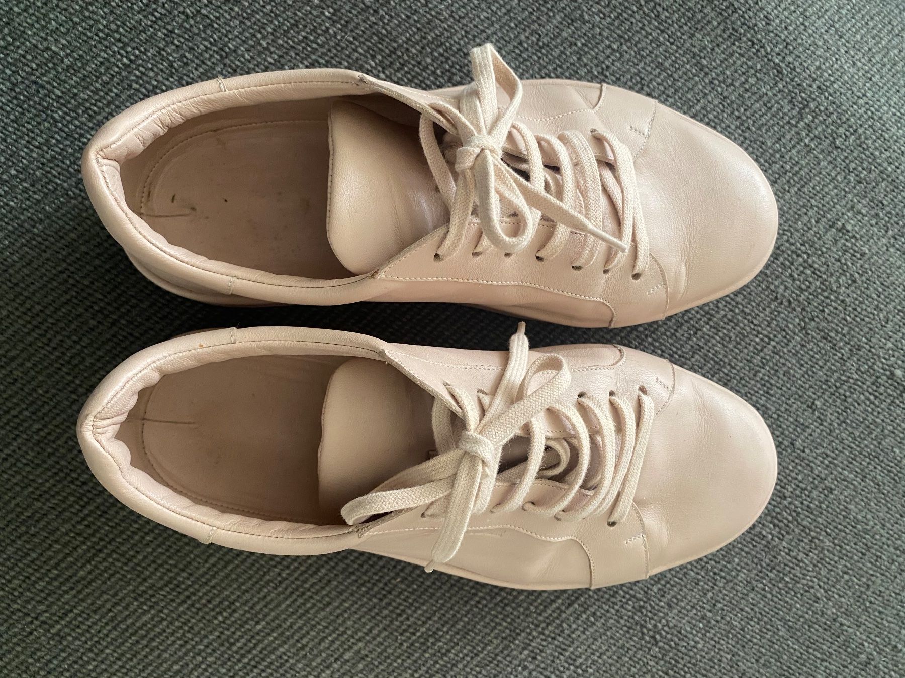Jil Sander Scarpe da donna: Jil Sander Sneaker, Gr. 38, Beige, Lederschuhe, Top! – Usato da Basel venduto da bhc100 3