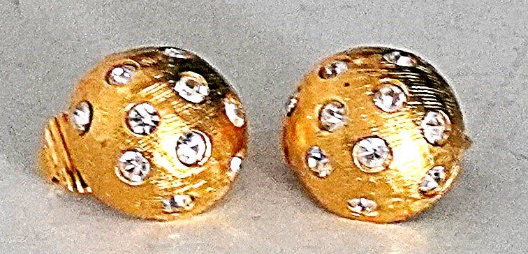 Boucles d'oreille: Modeschmuck Ohrenringe mit Steinen – D'occasion à Baar par 2cvbaar 1