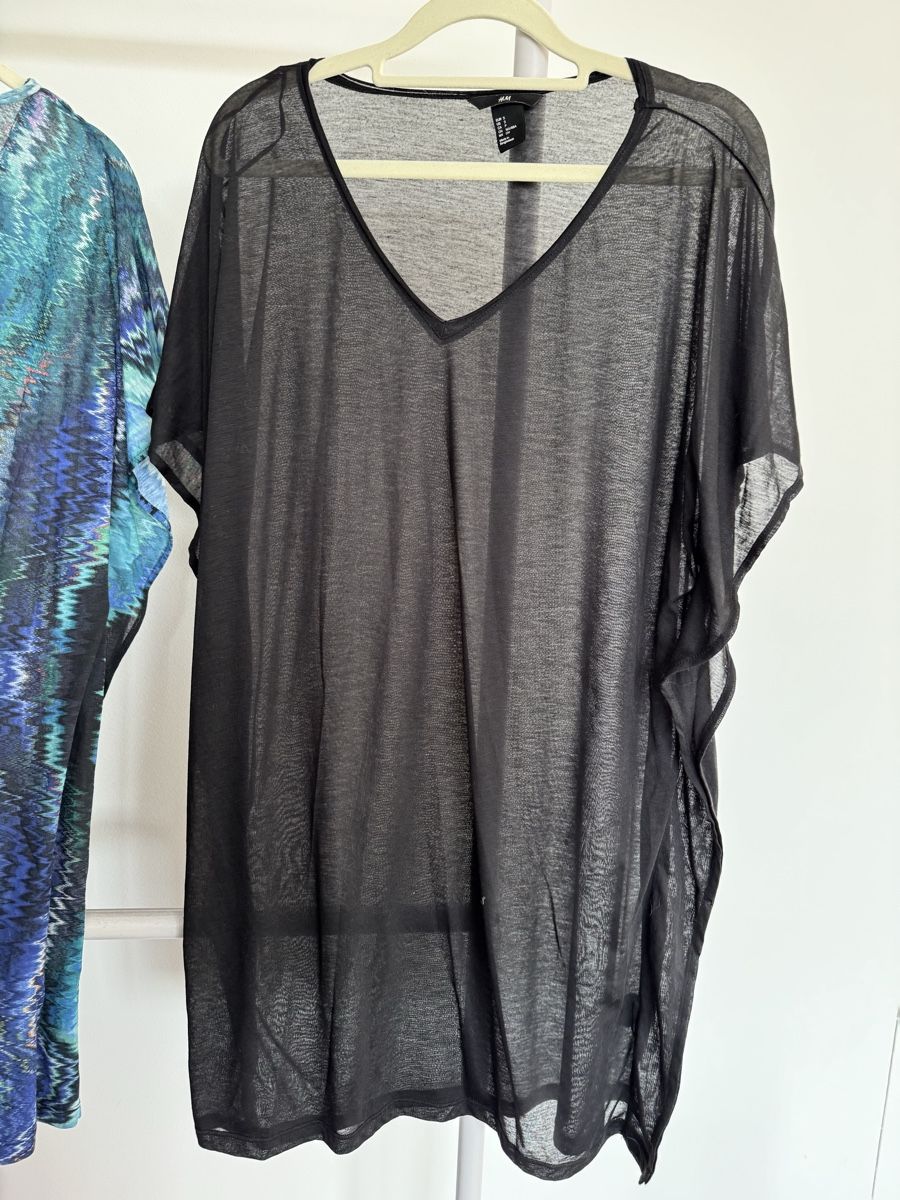 H&M Kleider: H&M black beach dress kaftan – Gebraucht aus Zürich von di_archive