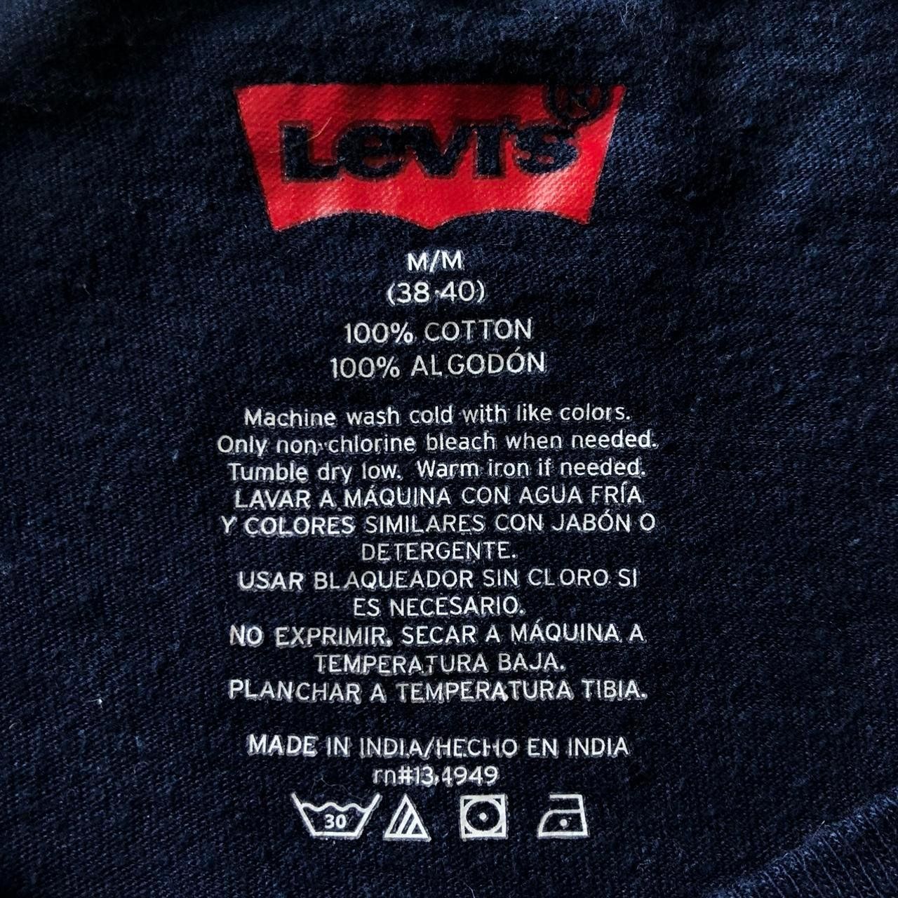 Levi's T-shirt: T-Shirt Levis Blue Men M – Usato da Genève venduto da ang_7j7j 5