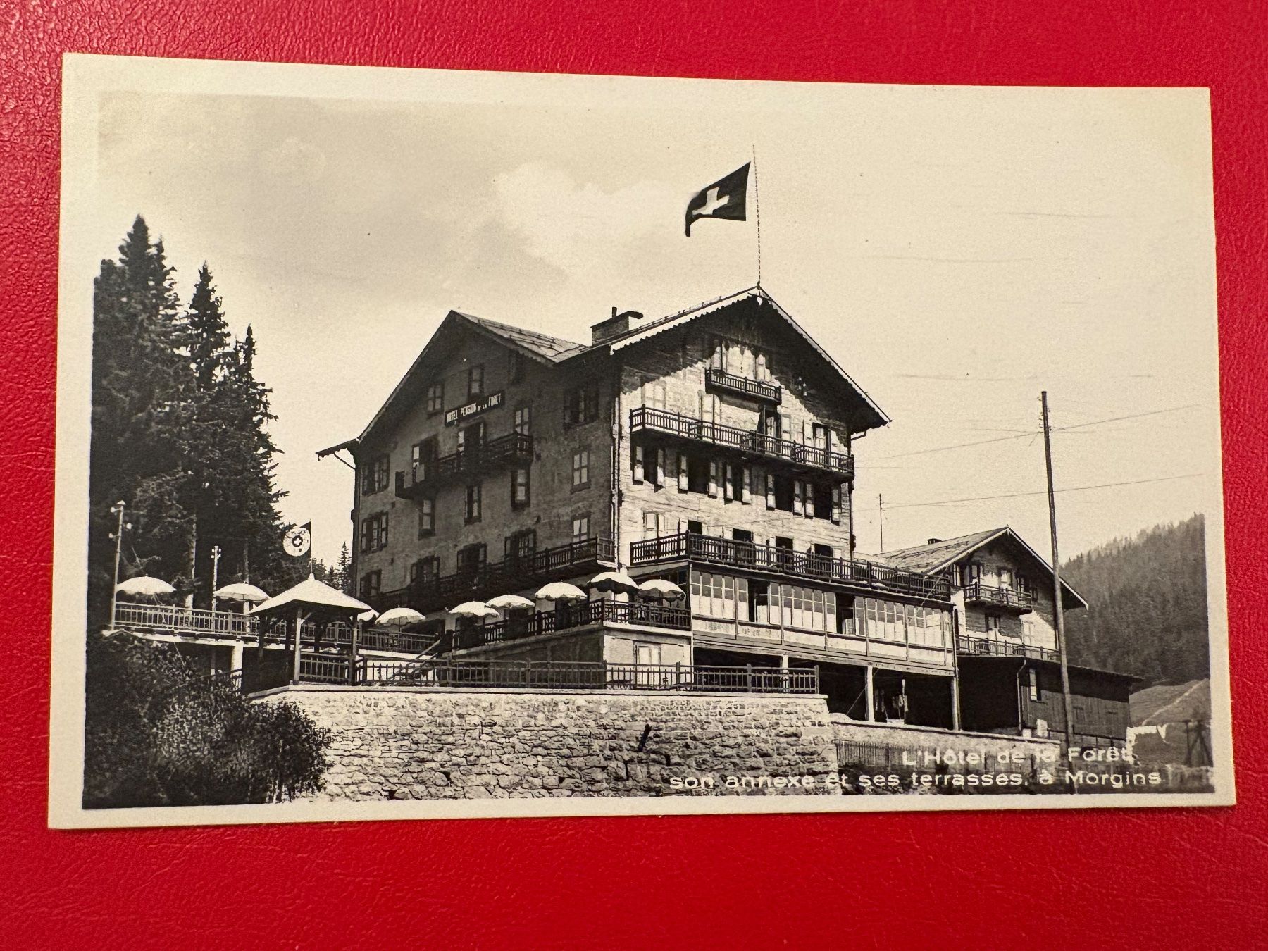 Cartoline postali: Morgins - Hôtel de la Forêt – Usato da St-Légier-La Chiésaz venduto da Theo005