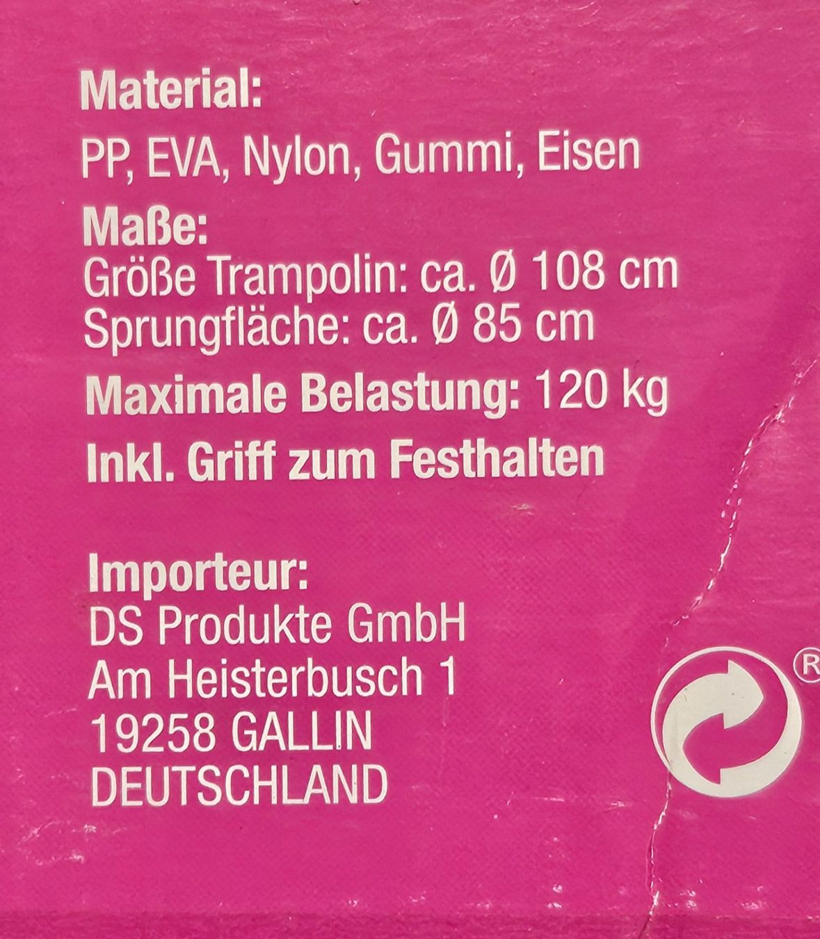 Trampoline: Fitness Trampolin Power Maxx – Gebraucht aus Erlinsbach SO von forza-Roma 4