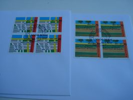 Satz Stadt + Land 1997, FDC Satz + 4erblocks, 3 Belege