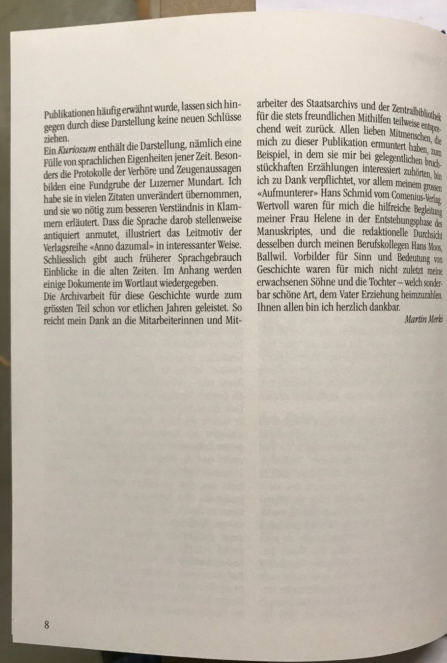 Libri: Merki Martin, Ein Luzerner Todesurteil: Jakob Mattmann – Nuovo e nell'imballaggio originale da Sarnen venduto da Livres 5