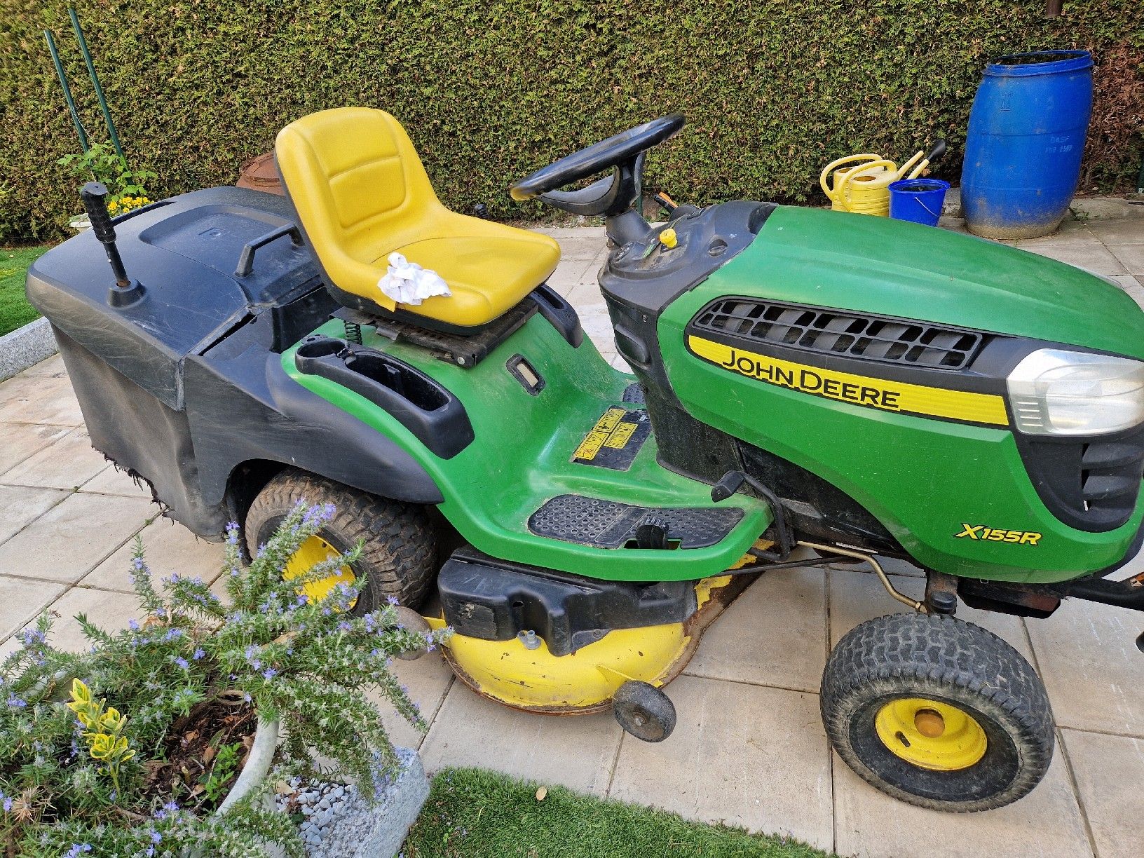 John Deere Trattori: Rasentraktor John Deere X 155 – Usato da Nebikon venduto da Ljubo1967