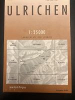 Ulrichen. Landkarte