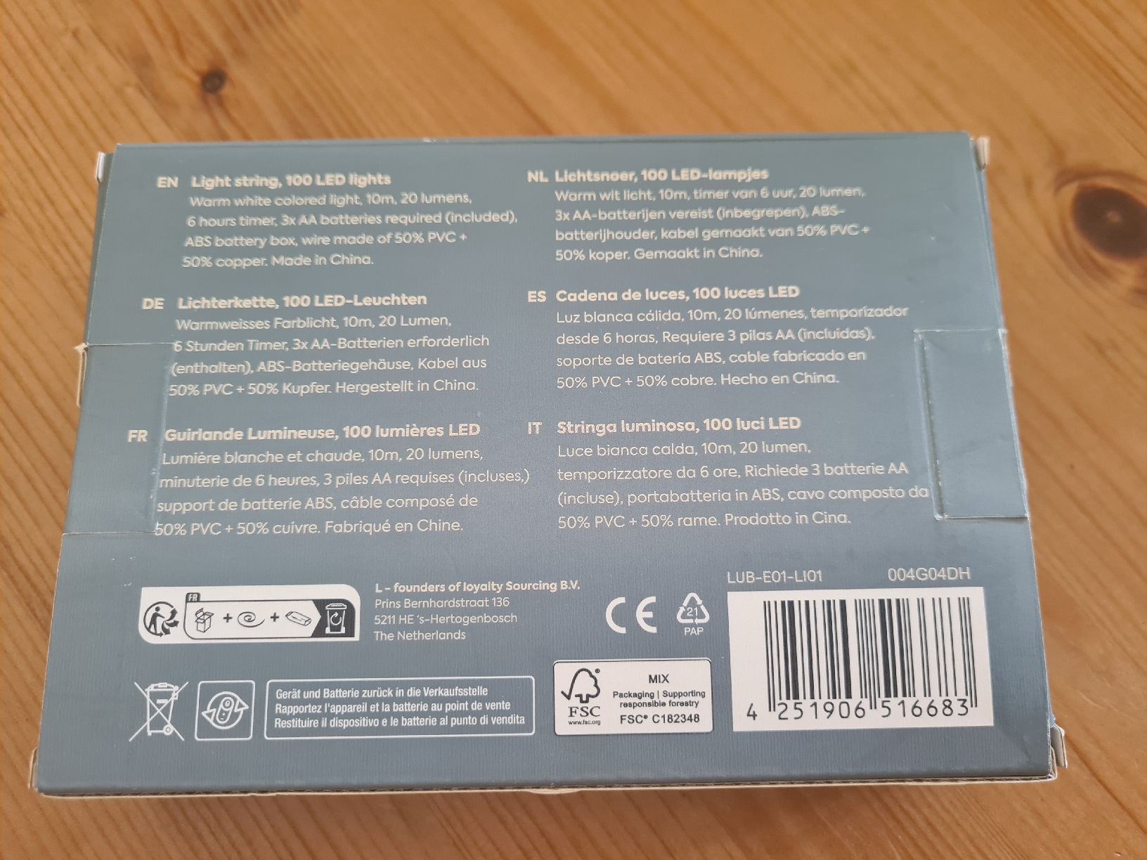 Ghirlande e barre luminose: Lichterkette 100 LED warmweiss 10m neu – Nuovo e nell'imballaggio originale da Horw venduto da Mirii91 1