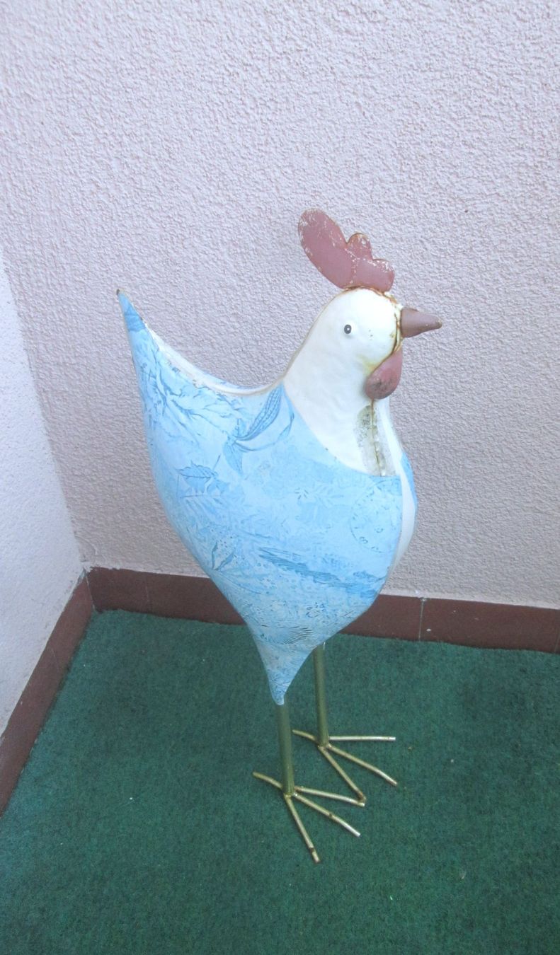 Toutes les décorations: Huhn aus Metall – D'occasion à Sementina par babucia 1