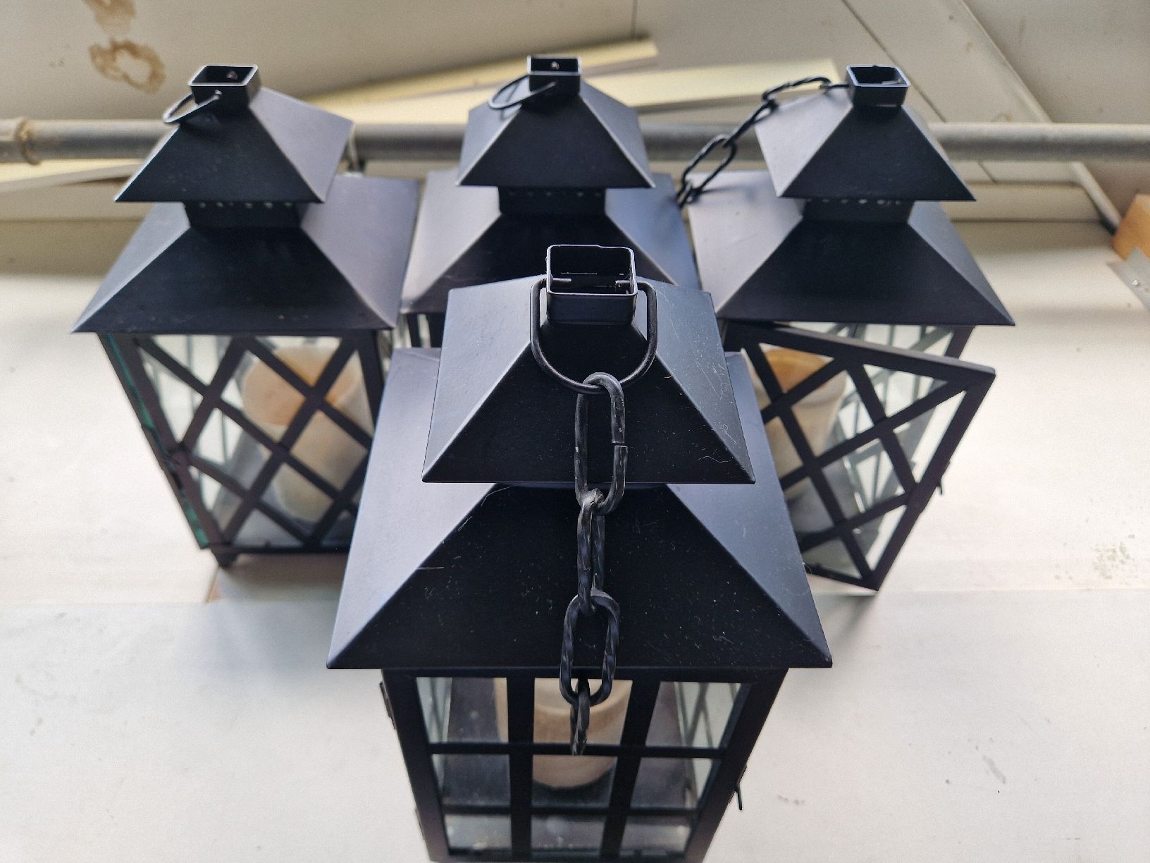 Portacandele: Lampen Garten Kerzen inkl. 4 stk. – Usato da Wahlen b. Laufen venduto da Martin350