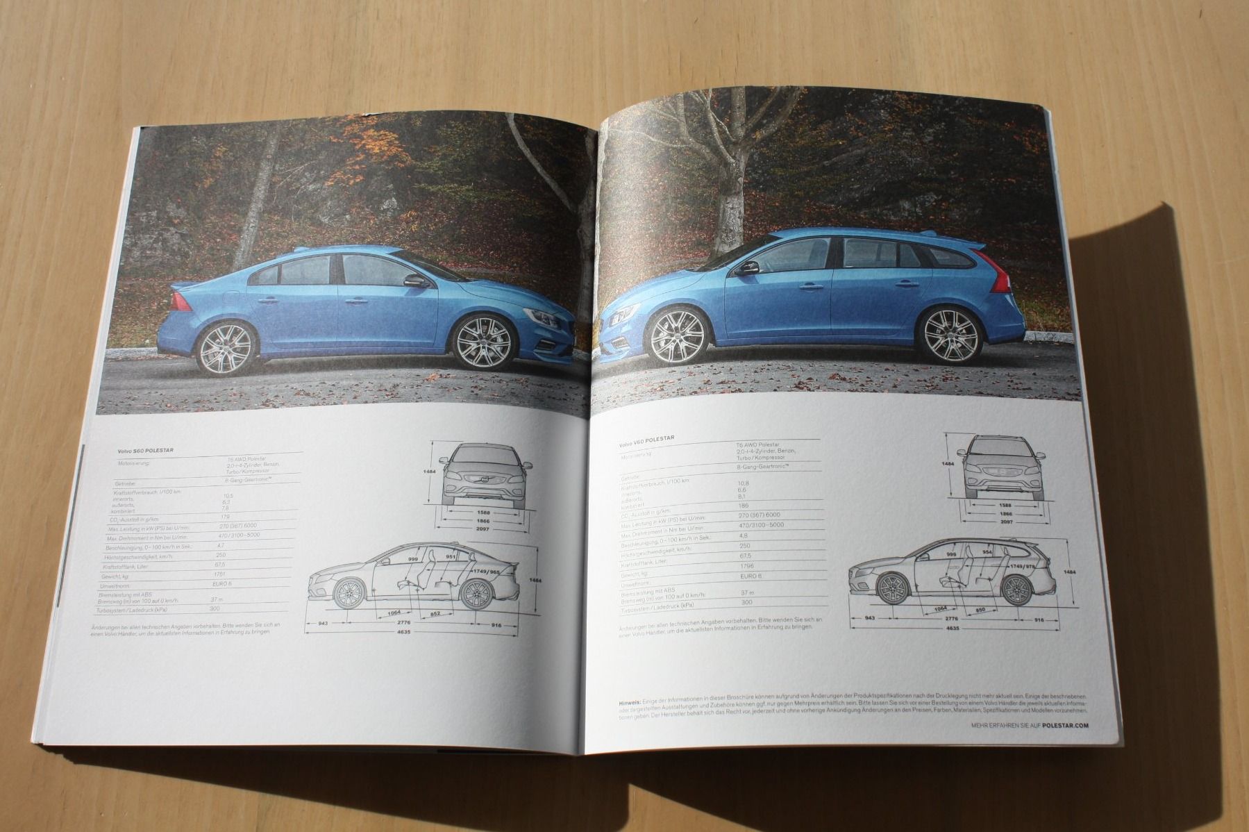 Volvo Documenti: Volvo S60 & V60 Polestar Prospekt 2016 – Usato da Wikon venduto da erwin400 6