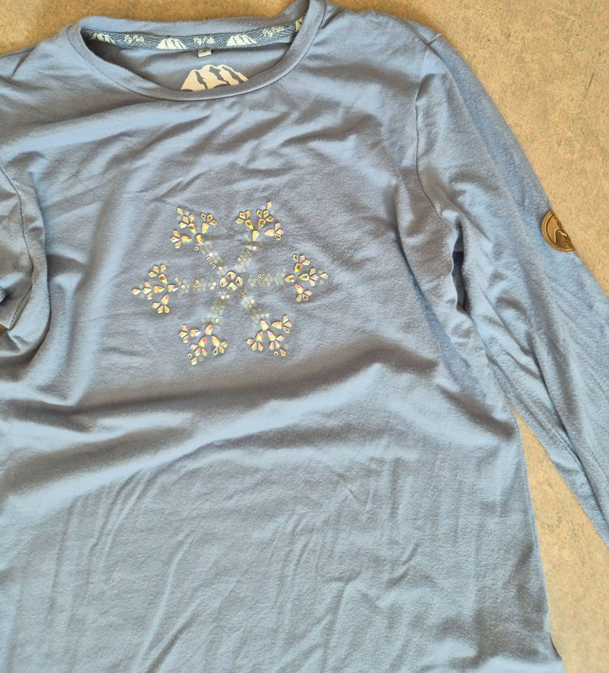 T-shirt: PIZ PALÜ SHIRT PULLI PULLOVER MIR GLITZER S 36 , TOP FREIZEI – Usato da Elsau venduto da the-colorful-side 6